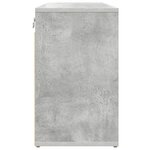 vidaXL Cabinet à chaussures Gris béton 103x30x51 cm Bois d'ingénierie