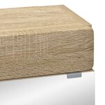 vidaXL Amoire de salle de bain avec miroir TULUM Chêne Sonoma