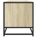 vidaXL Meuble TV chêne sonoma 180x40x46 cm bois d'ingénierie