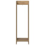 vidaXL Support de Plante 2 pièces Chêne artisanal 30 x 30 x 100 cm