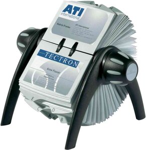 Fichier rotatif cartes de visite VISIFIX flip VEGAS Noir DURABLE