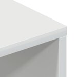 vidaXL Meuble TV Blanc brillant 100 x 40 x 40 cm Aggloméré