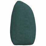 vidaXL Coussin de Dos Vert foncé 200 x 24 x 50 cm tissu