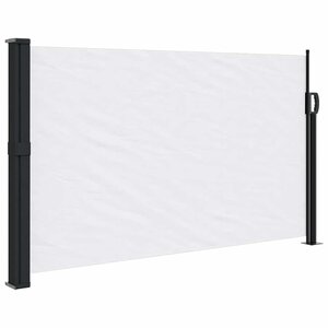 vidaXL Auvent latéral rétractable blanc 120x500 cm