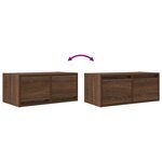 vidaXL Meuble TV 2 Pièces chêne marron 60x31x25 5 cm bois d'ingénierie