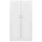 vidaXL Bibliothèque Blanc brillant 82 5x30 5x150 cm Bois d’ingénierie