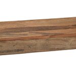 vidaXL Table d'appoint Marron 110 x 35 x 76 cm Bois Recyclé Solide