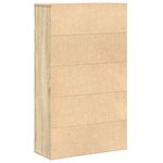 vidaXL Bibliothèque chêne sonoma 60x24x101 5 cm bois d'ingénierie