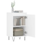 vidaXL Buffets 2 Pièces blanc 40x35x70 cm bois d’ingénierie