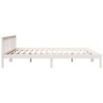 vidaXL Cadre de lit extra long sans matelas 200x220 cm bois massif pin