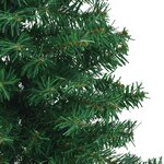 vidaXL Sapin de Noël artificiel d'angle Vert 210 cm PVC
