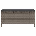 vidaXL Ensemble de salle à manger pour jardin Gris polyrotin