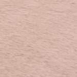 Vidaxl tapis 140x200 cm fausse fourrure de lapin vieux rose