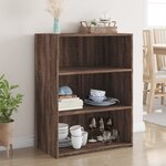 vidaXL Buffet chêne marron 70x41x93 cm bois d'ingénierie