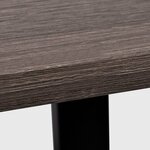 vidaXL Bureau avec 2 étagères Gris et chêne