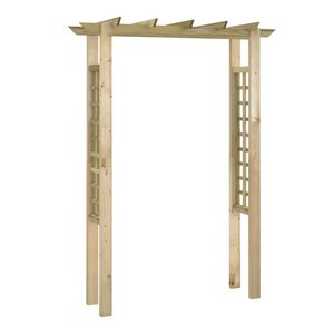 vidaXL Arche pour rosiers 150 x 60 x 204 cm bois imprégné
