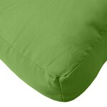 vidaXL Coussins de palette lot de 2 vert mélangé tissu