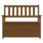 vidaXL Banc Marron miel 112 5x51 5x96 5 cm Bois de pin massif
