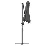 vidaXL Parasol cantilever de jardin Anthracite 372 x 198 x 243 cm