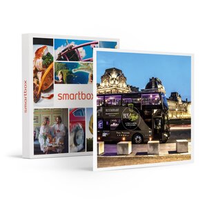 SMARTBOX - Coffret Cadeau Repas insolite 5 plats et visite de Paris dans le bus à impériale Champs-Élysées -  Gastronomie