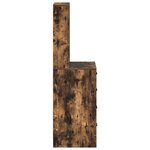 vidaXL Haut Armoire Chêne fumé 40 x 41 x 135 cm Bois d'ingénierie