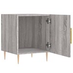 vidaXL Tables de chevet 2 Pièces sonoma gris 40x40x50cm bois d'ingénierie