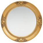 vidaXL Miroir mural style baroque 50 cm Doré