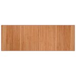 vidaXL Tapis rectangulaire naturel 70x200 cm bambou