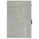 vidaXL Armoire de bureau Gris béton 40x49x75 cm Bois d'ingénierie