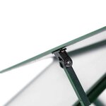vidaXL Serre avec cadre de base vert 169x169x195 cm aluminium