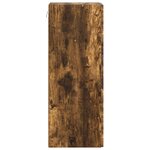 vidaXL Armoire Murale Chêne fumé 66 x 34 5 x 90 cm Bois d'ingénierie