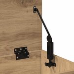 vidaXL Banc à chaussures chêne artisanal 60x30x45 cm bois d'ingénierie