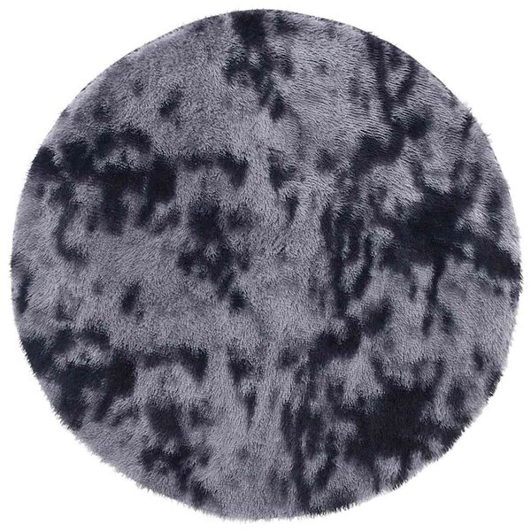vidaXL Tapis Shaggy à poils longs NAVARRA gris foncé 160x160 cm