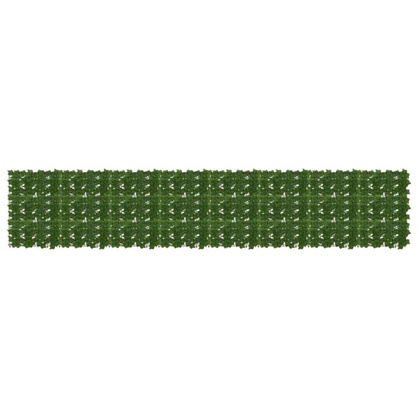 vidaXL Écran de balcon avec feuilles Vert 400 x 75 cm