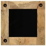 vidaXL Miroir Bois de manguier massif 50 x 50 cm