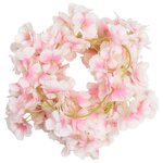 vidaXL Guirlandes de fleurs de Noël 6 Pièces rose clair 180 cm