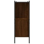 vidaXL Bibliothèque chêne marron 102x28x77 5 cm bois d'ingénierie