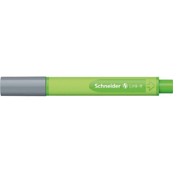Feutre fineliner link-it 04 silver gris x 10 schneider