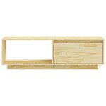 vidaXL Meuble TV 110x30x33 5 cm Bois de pin massif