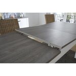 DEMEYERE Table a manger extensible 8 a 10 personnes style contemporain décor pin et décor chene - L 230 x l 90 cm - MARQUIS