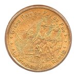 Mini médaille monnaie de paris 2007 - grand parc du puy du fou (le stadium gallo romain)