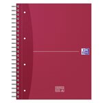 OXFORD Cahier reliure intégrale - 240 pages - 24,5 x 29,8 cm - Petits carreaux - Office Essentials