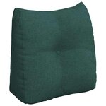 vidaXL Coussin de Dos Vert foncé 45 x 24 x 50 cm tissu