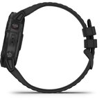 GARMIN Fenix 6X Pro - Montre connectée -  Noir - Bracelet noir