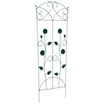 vidaXL Clôture de jardin 3 Pièces Vert 112 x 40 cm Acier