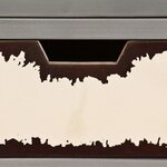 vidaXL Buffet Bois de manguier massif et acier 65x33x76 cm