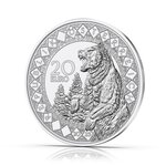 Pièce de monnaie 20 euro autriche 2023 argent be – pouvoir de guérison de l’ours