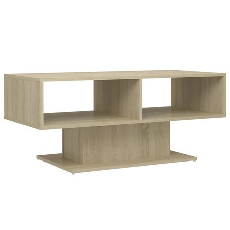 vidaXL Table basse Chêne sonoma 103 5x50x44 5 cm Aggloméré