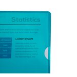 Sachets de 10 pochettes coin PVC 13/100 Assorties EXACOMPTA