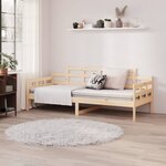 vidaXL Lit de jour bois de pin massif 80x200 cm